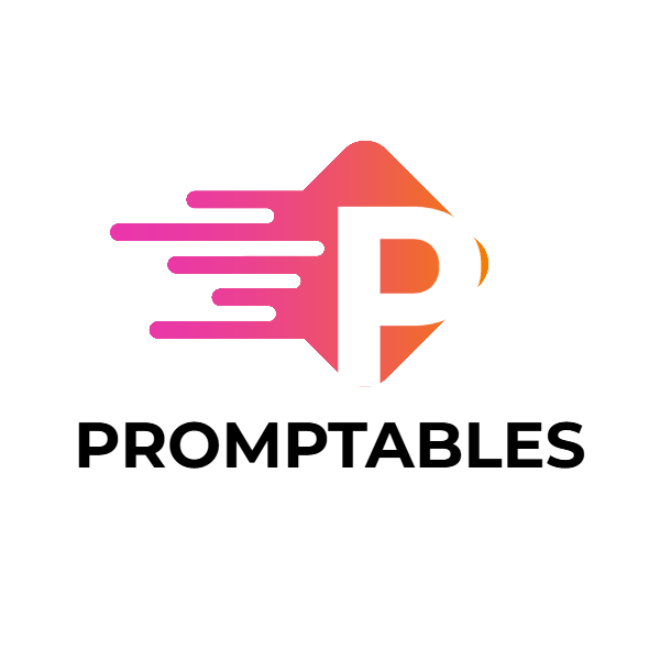 Promptables logo - Code Assistance brand identity