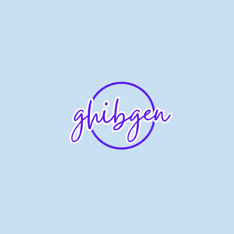 Ghibgen logo - Image Generation brand identity