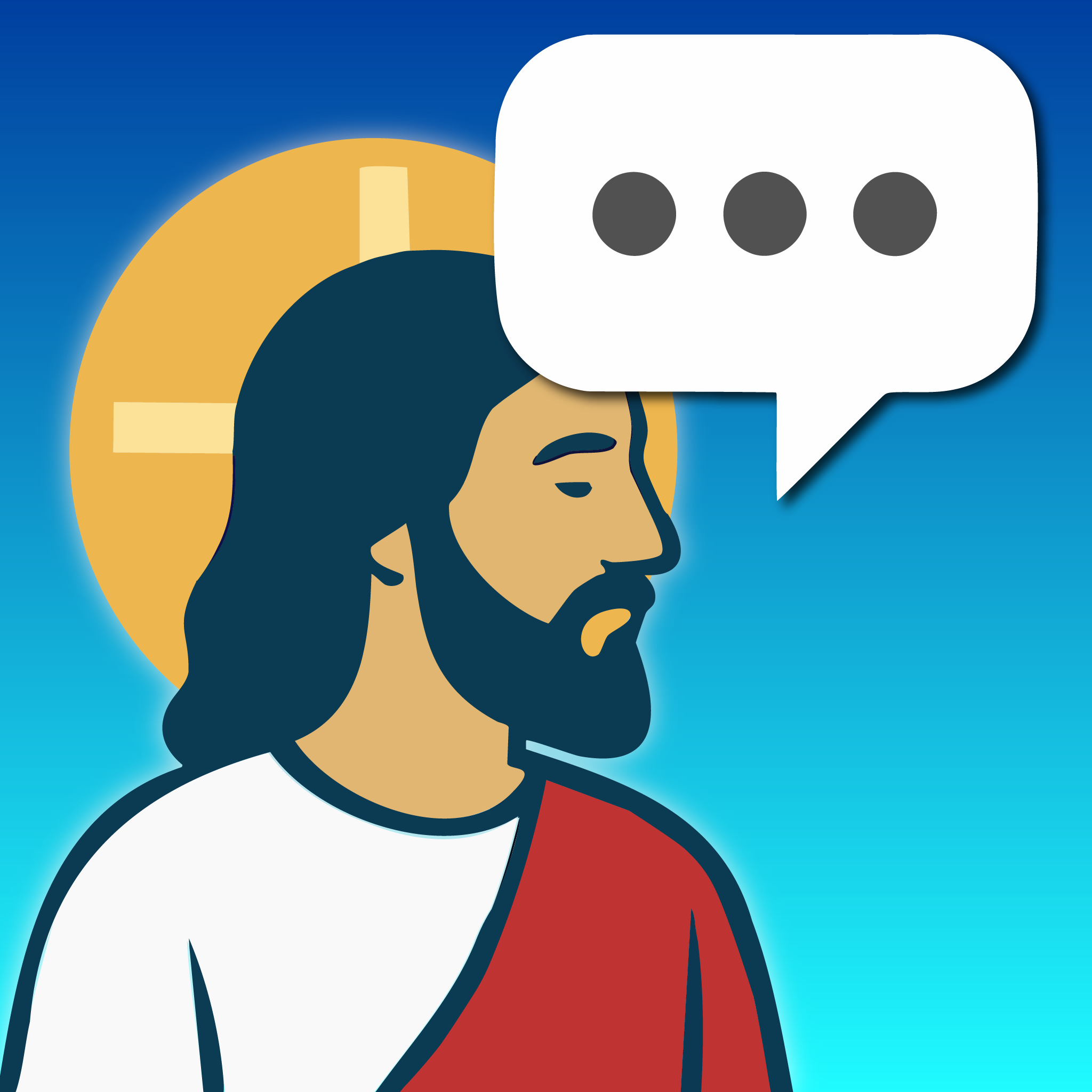 Text With Jesus logo - Conversational AI brand identity