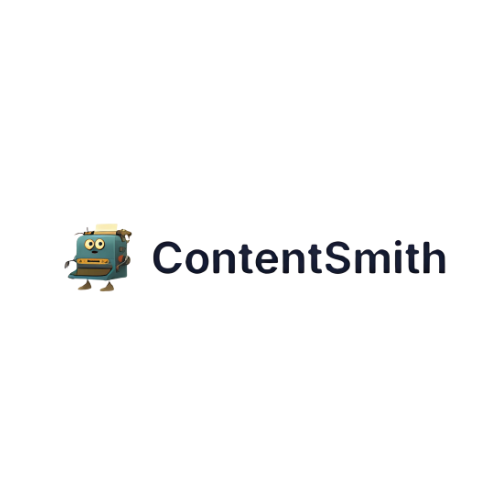 Contentsmith AI logo - Marketing Automation brand identity