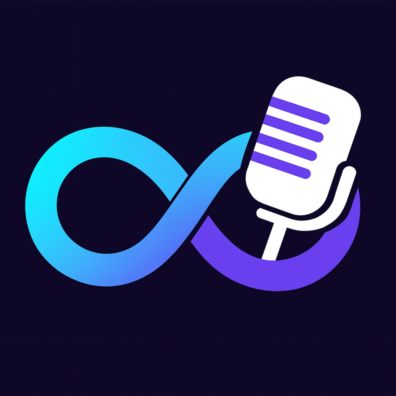 InfiniteTalk AI logo - Conversational AI brand identity