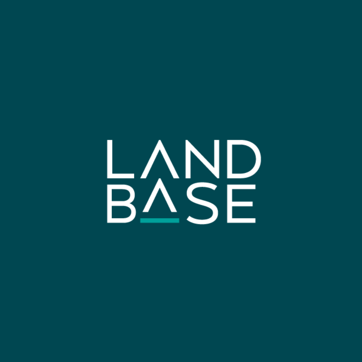 Landbase logo - Marketing Automation brand identity