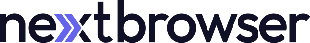 Nextbrowser logo - Data Analytics brand identity