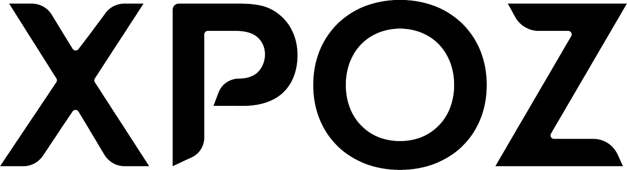 Xpoz logo - Data Analytics brand identity
