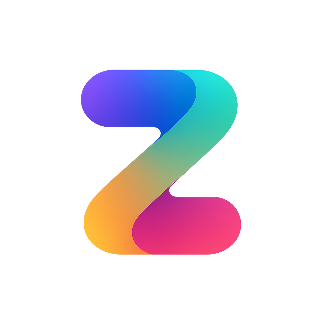 Zzo AI logo - Image Generation brand identity