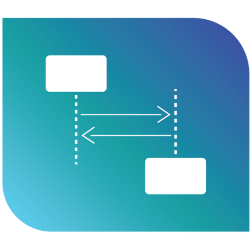 AI Diagram Maker logo - Conversational AI brand identity