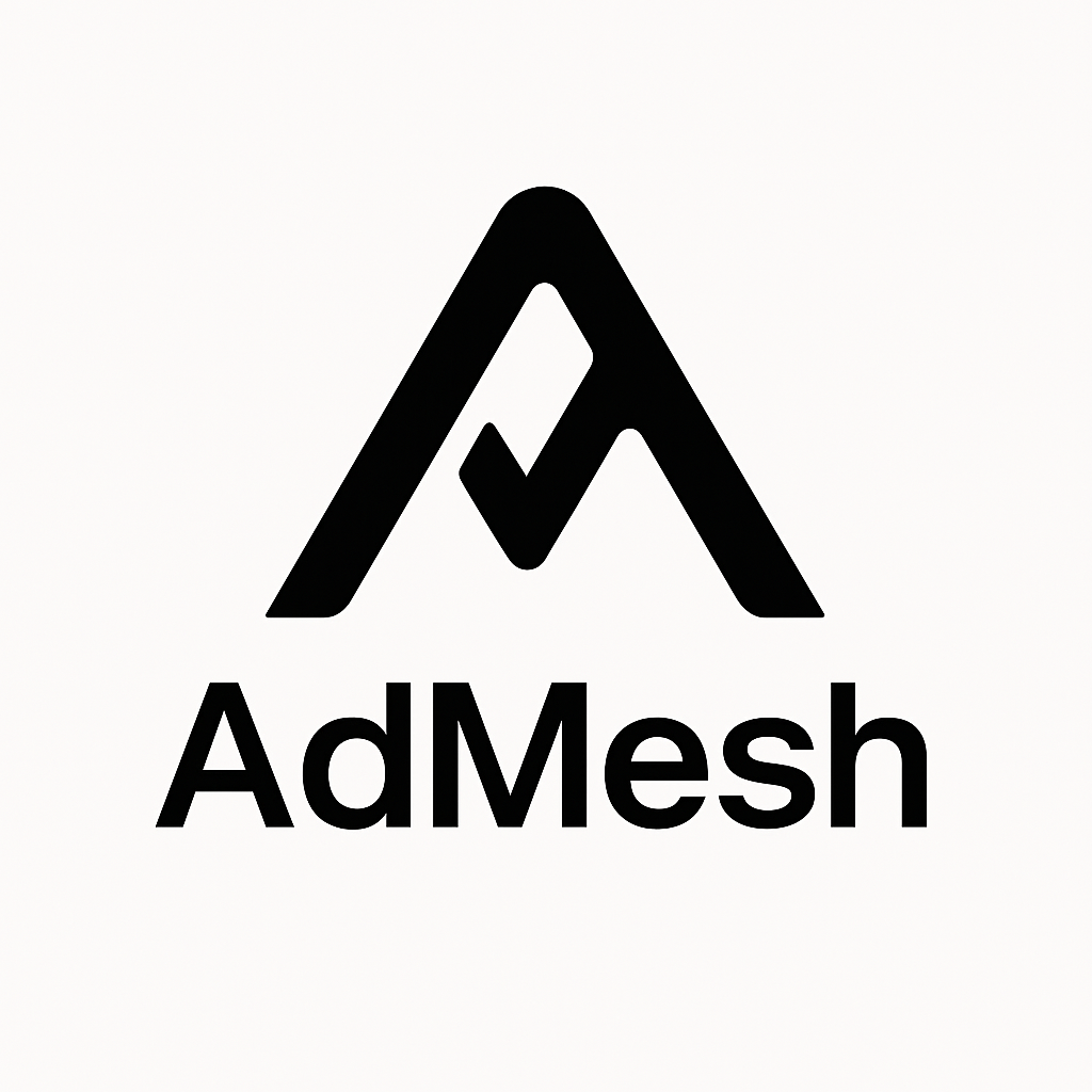 AdMesh logo - Search & Discovery brand identity
