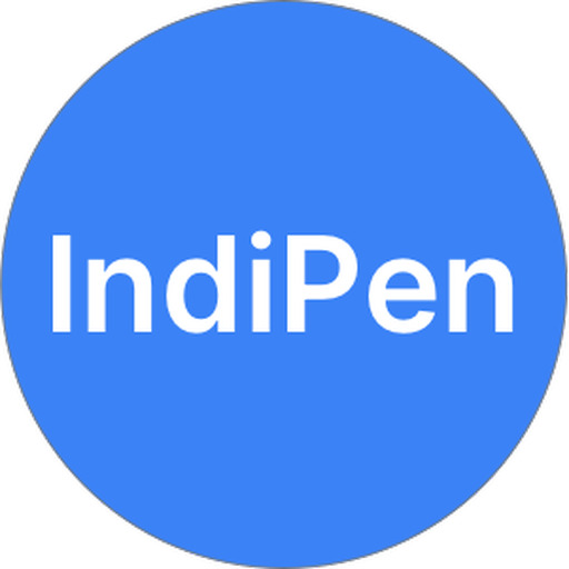 IndiPen logo - Marketing Automation brand identity