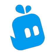 Dewy Chat logo - Conversational AI brand identity