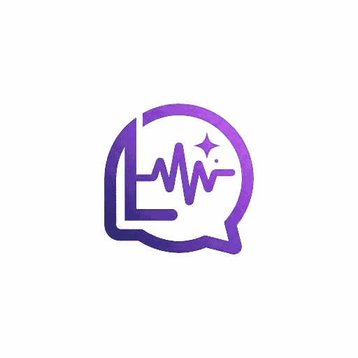 Lingua Live logo - Conversational AI brand identity