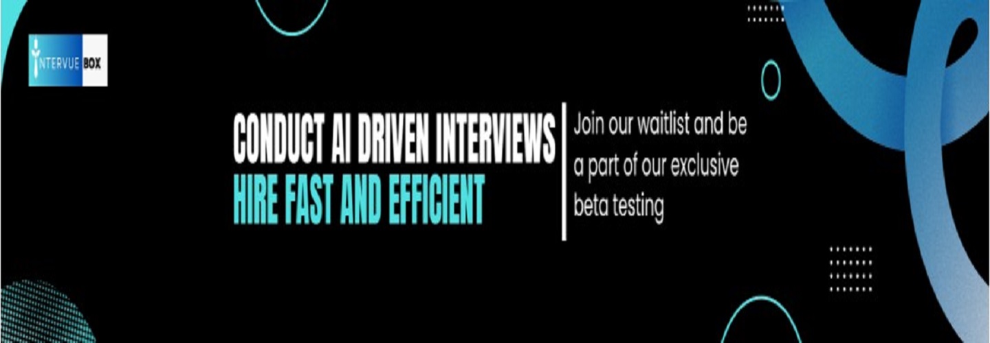 IntervueBox Conversational AI interface showing ai video interview software and features