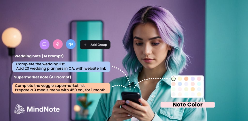 Screenshot of MindNote