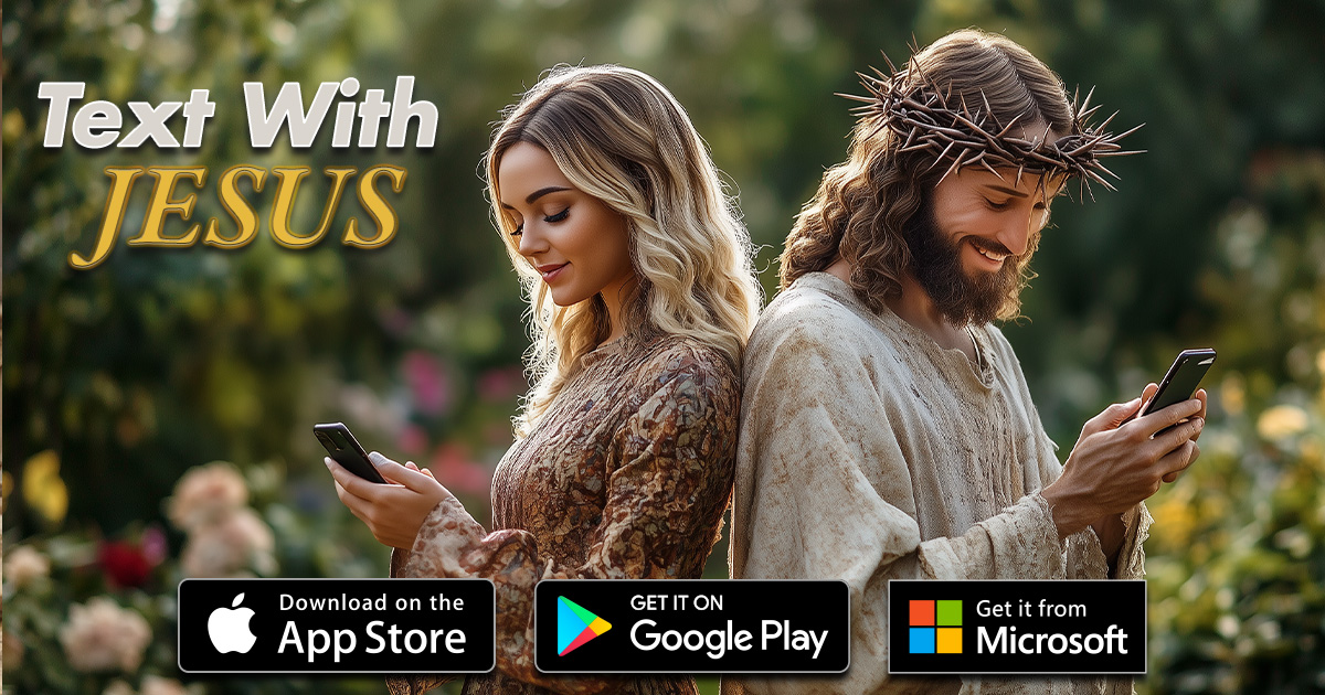 Text With Jesus Conversational AI showing ai chatbot - A Divine Connection in Your Pocket