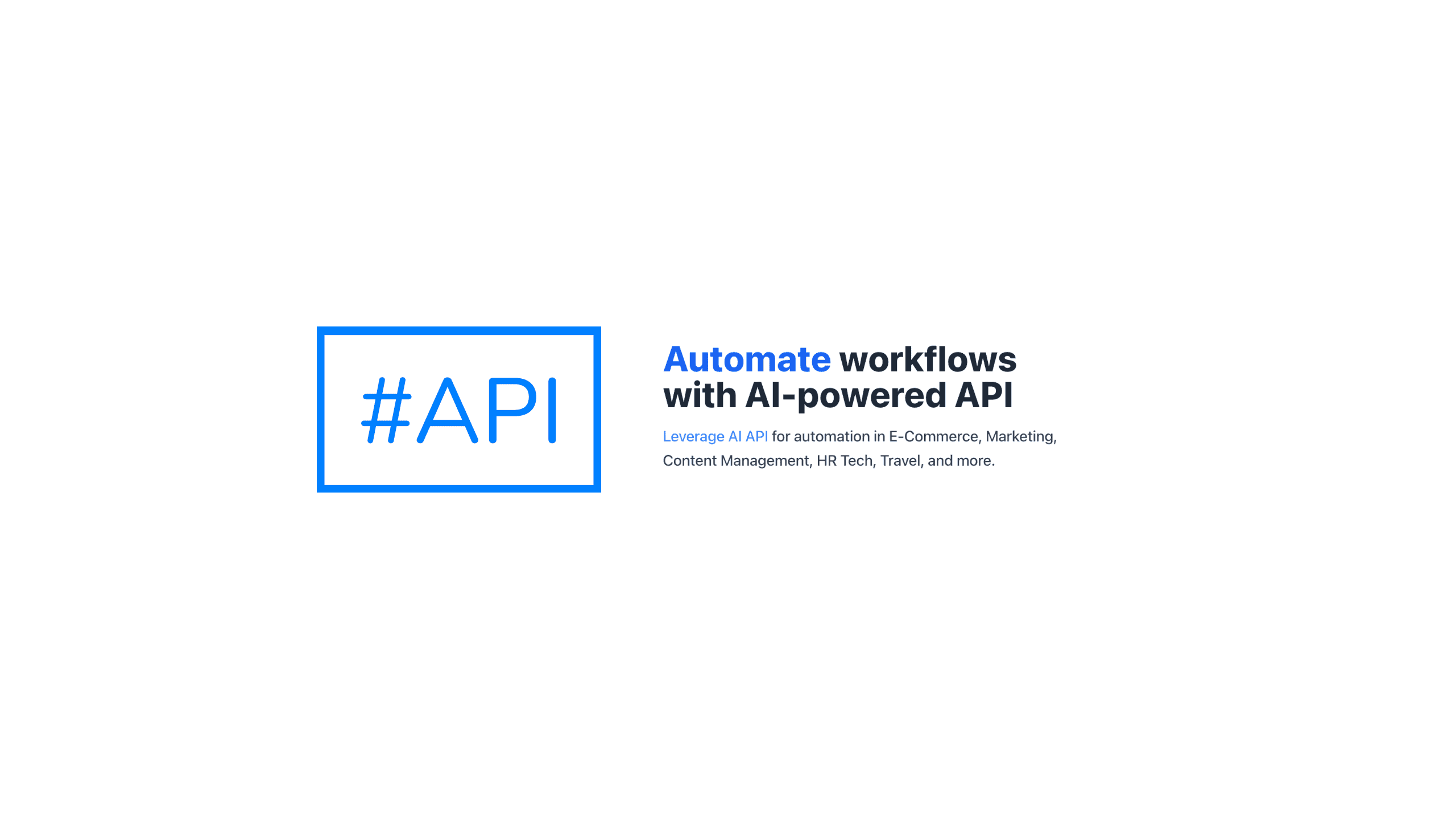 SharpAPI Marketing Automation showing hr - Automate workflows with AI-powered API