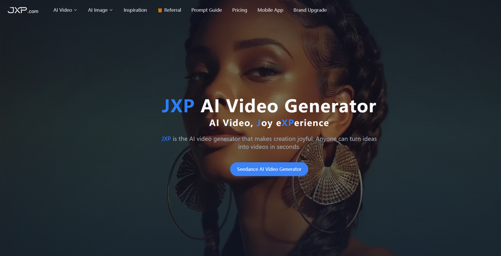 JXP AI Video Generator 3D Generation showing ai video generator - JXP is the AI video generator that makes creation joyful. A