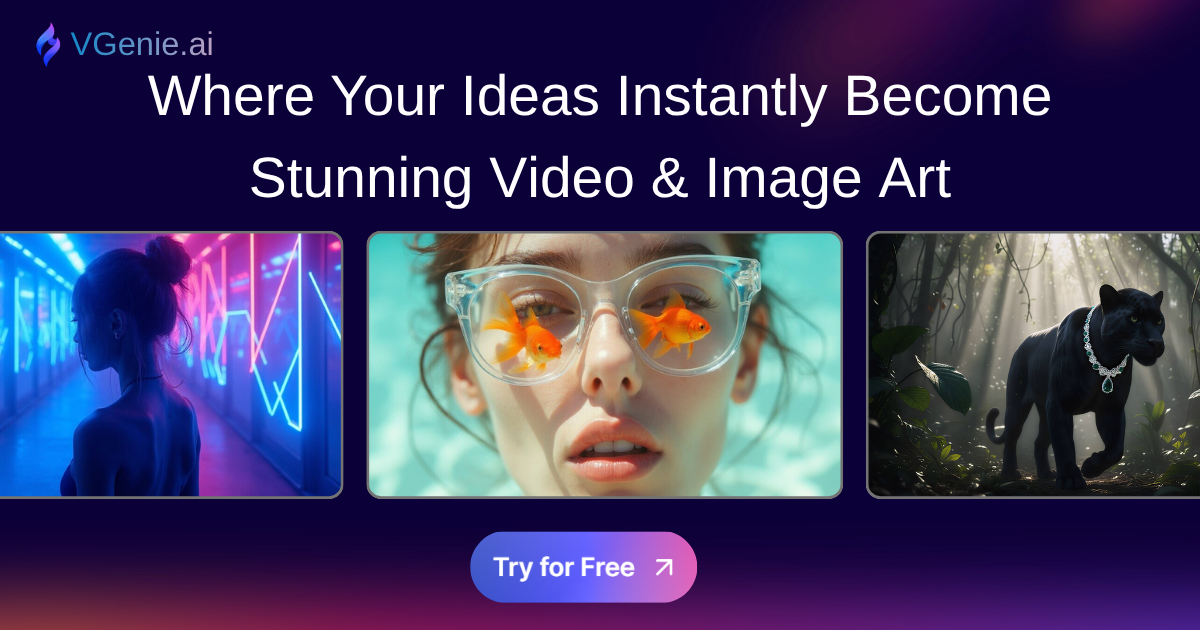 VGenie Design showing ai art - Ultimate AI Art Platform: Video & Image Creator | VGenie