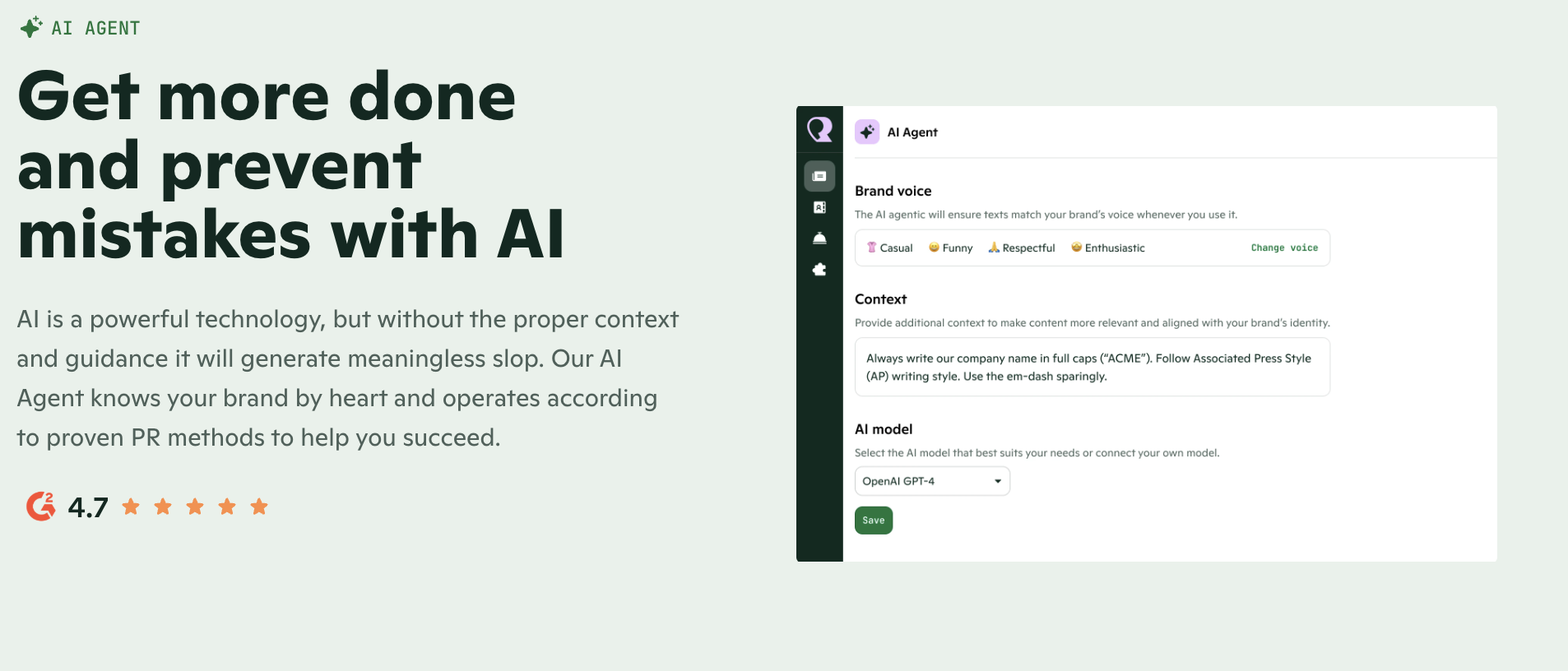 AI-Powered PR Software Data Analytics showing pr software - PR software for busy teams that looks beyond media relations