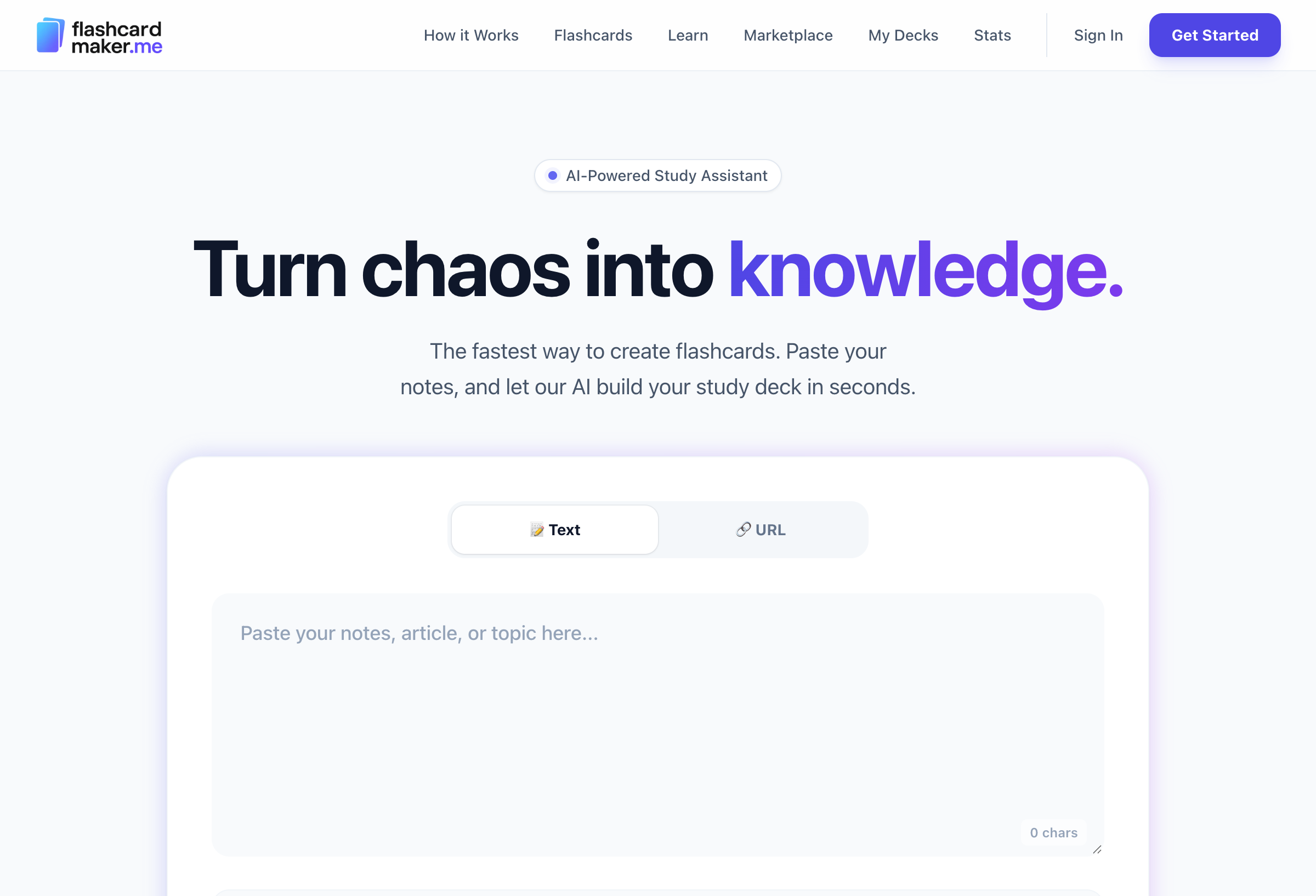 Flashcard Maker Productivity & Collaboration interface showing Productivity & Collaboration and features