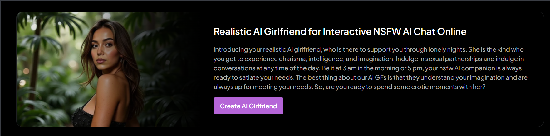 Dreamdolls AI Conversational AI showing ai girlfriend - Realistic AI Girlfriend for Interactive NSFW AI Chat Online
