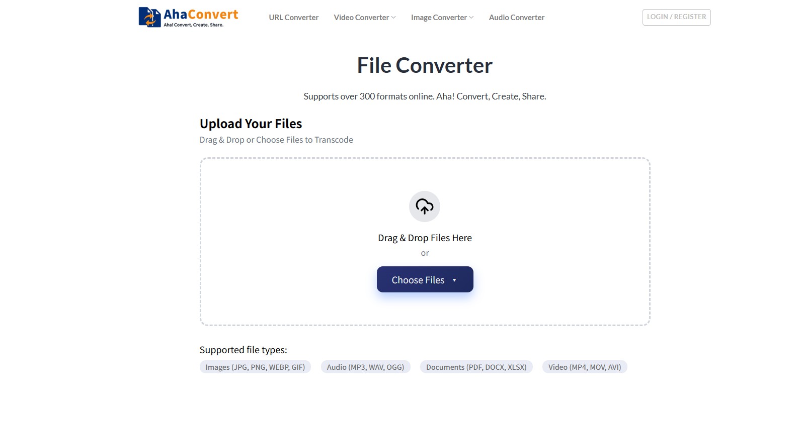 AhaConvert Productivity & Collaboration showing productivity - AhaConvert is a free AI-powered file converter for video, audi