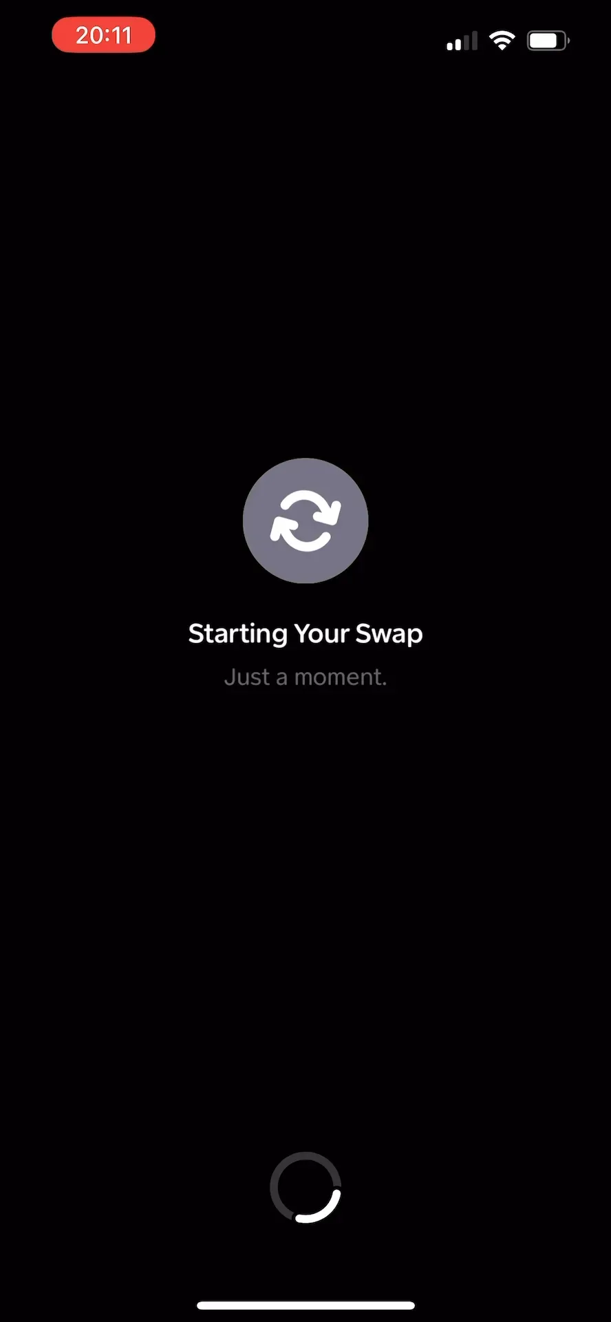 starting your swap