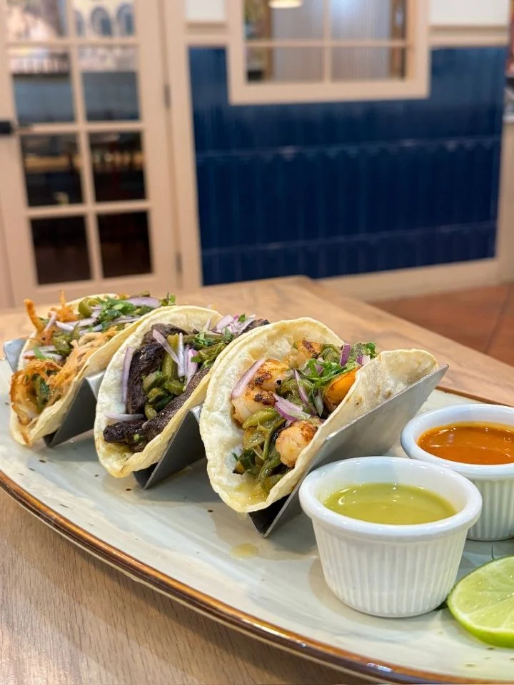 Taco Sampler at Azteca Restaurante Mexican Cuisine in Rutherford, NJ