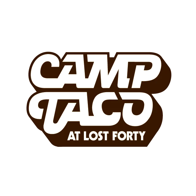 Logo of Camp Taco at Lost Forty Brewing in Little Rock, AR