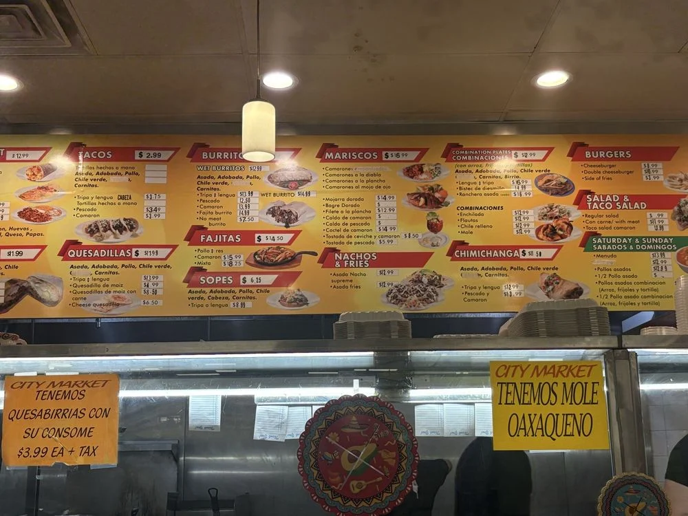 City Market menu page 1 of 1 in Reedley, CA