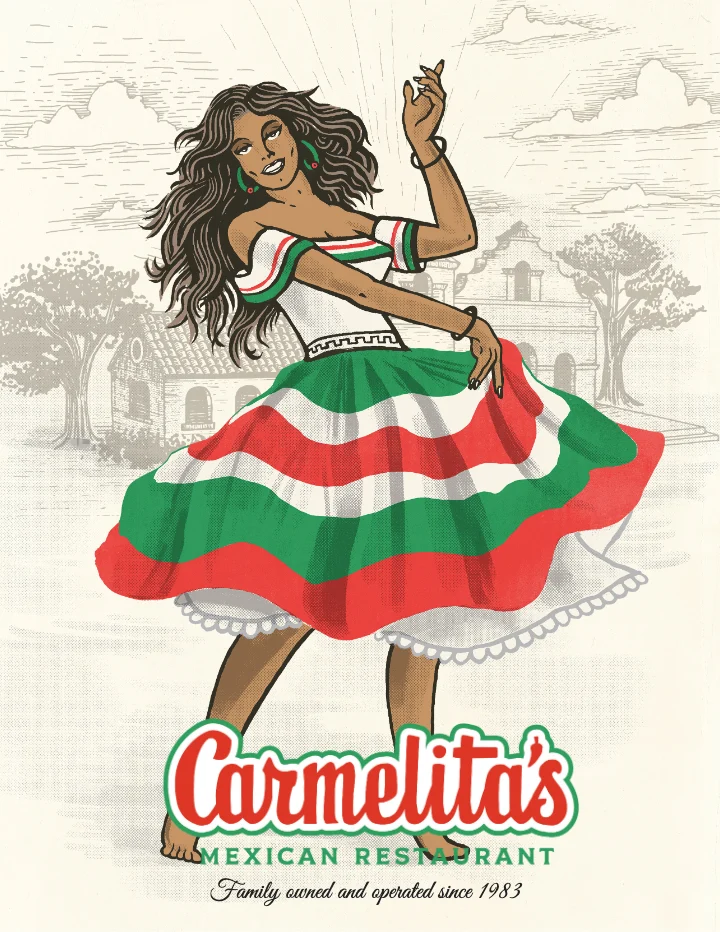 PDF menu of Carmelita's Mexican Restaurant — St. Petersburg in St. Petersburg, FL, page 1 of 1