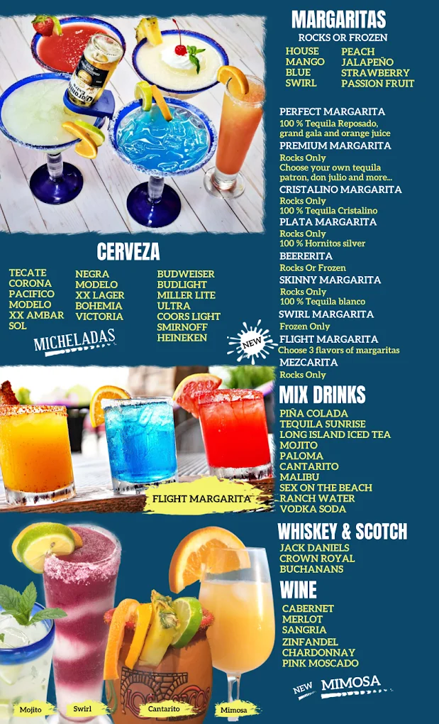 Los Arcos Mexican Restaurant menu page 3 of 4 in Edmond, OK