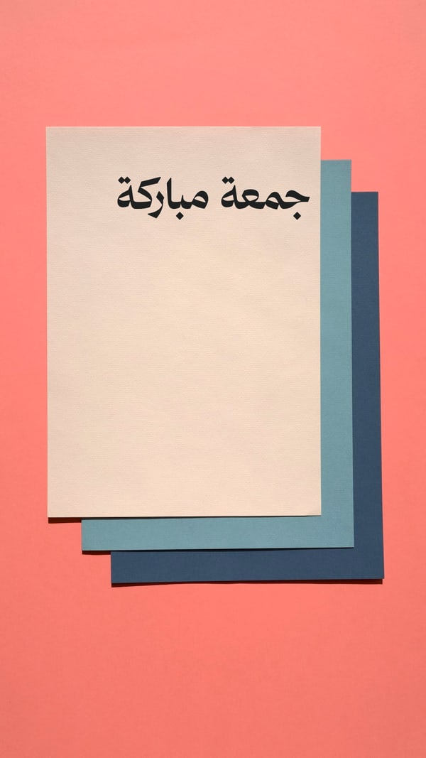 ورقة — جمعة مباركة