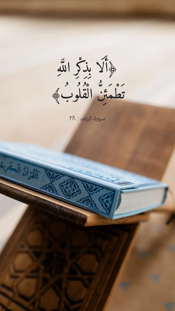 آية — الرعد : ٢٨