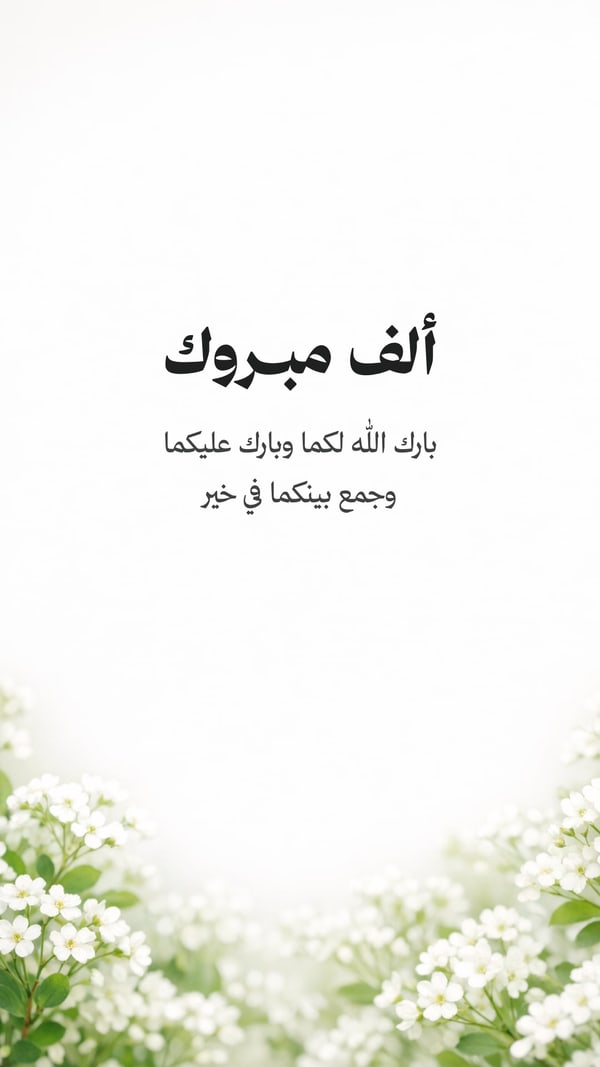 مبروك الزواج