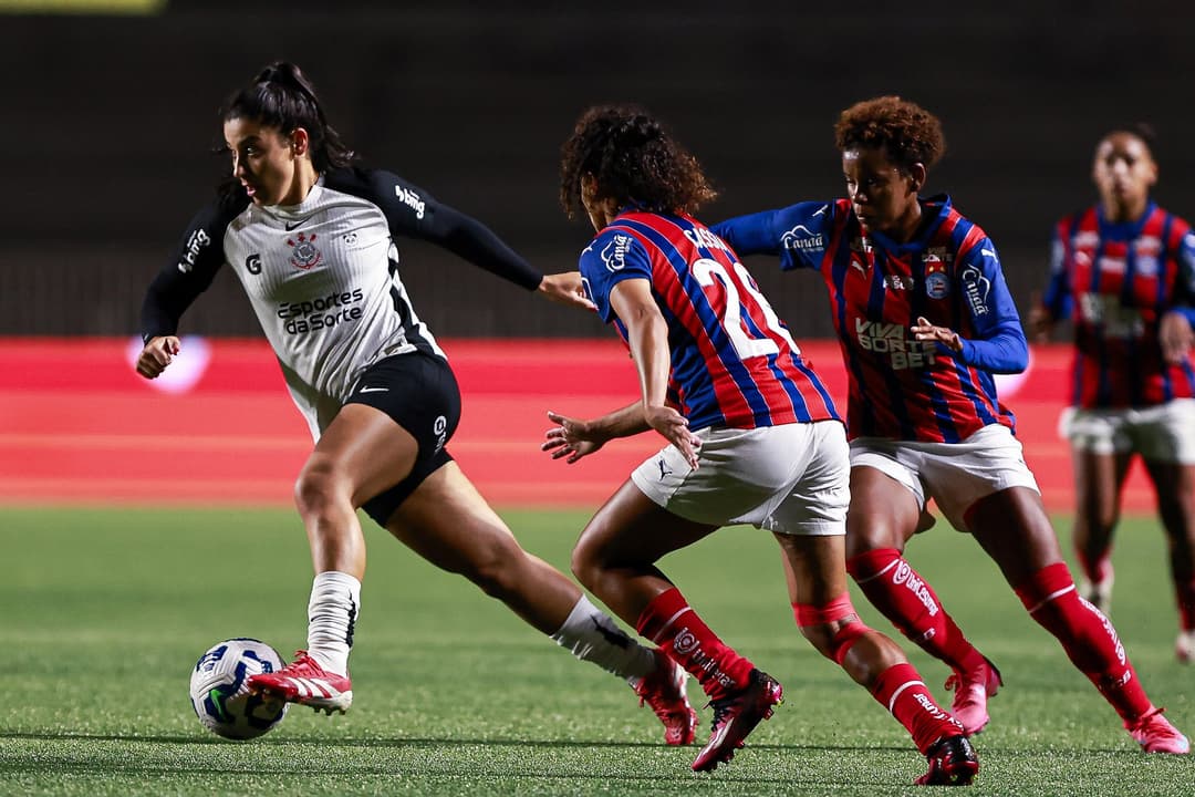 Classificadas! Corinthians vence Bahia e avança para a semifinal do Brasileirão Feminino