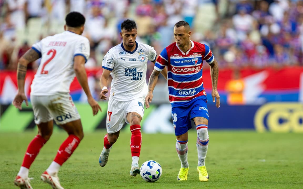 Na estreia de Renato Paiva, Fortaleza e Bahia empatam pelo Brasileirão