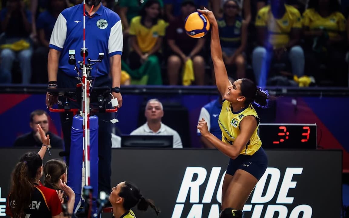 Quem a Seleção feminina enfrenta na segunda semana da VNL?