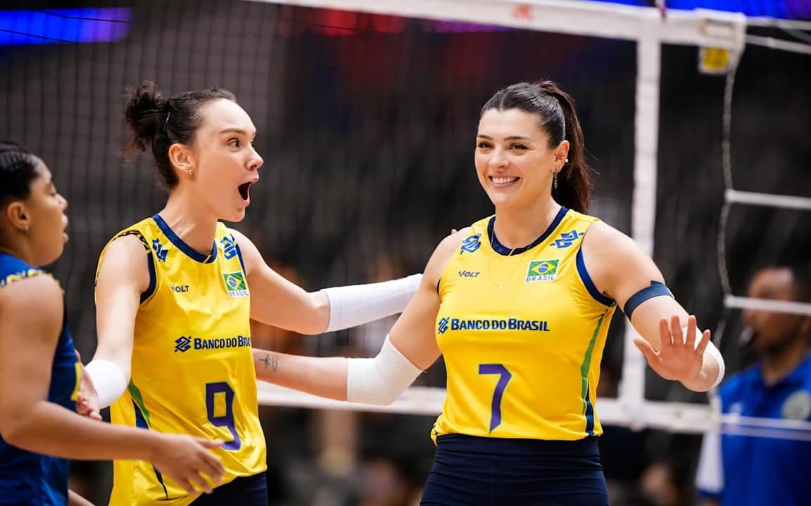 Brasil x Polônia na VNL Feminina: veja horário e onde assistir