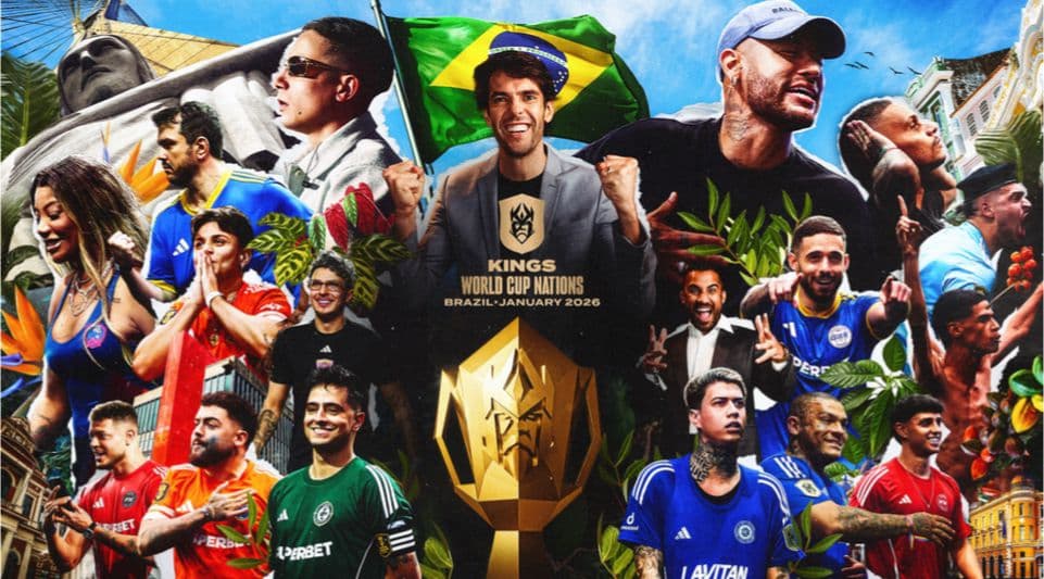 Brasil é anunciado como país-sede da Copa do Mundo da Kings League 2026