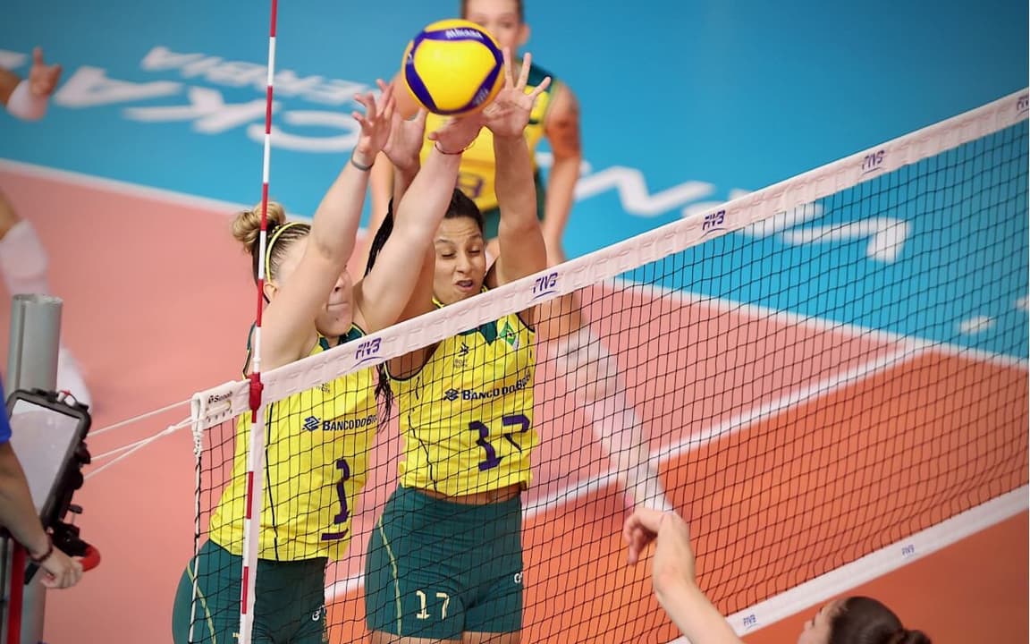 Mundial sub-19 de vôlei feminino: Brasil derrota a Bélgica e vai às quartas