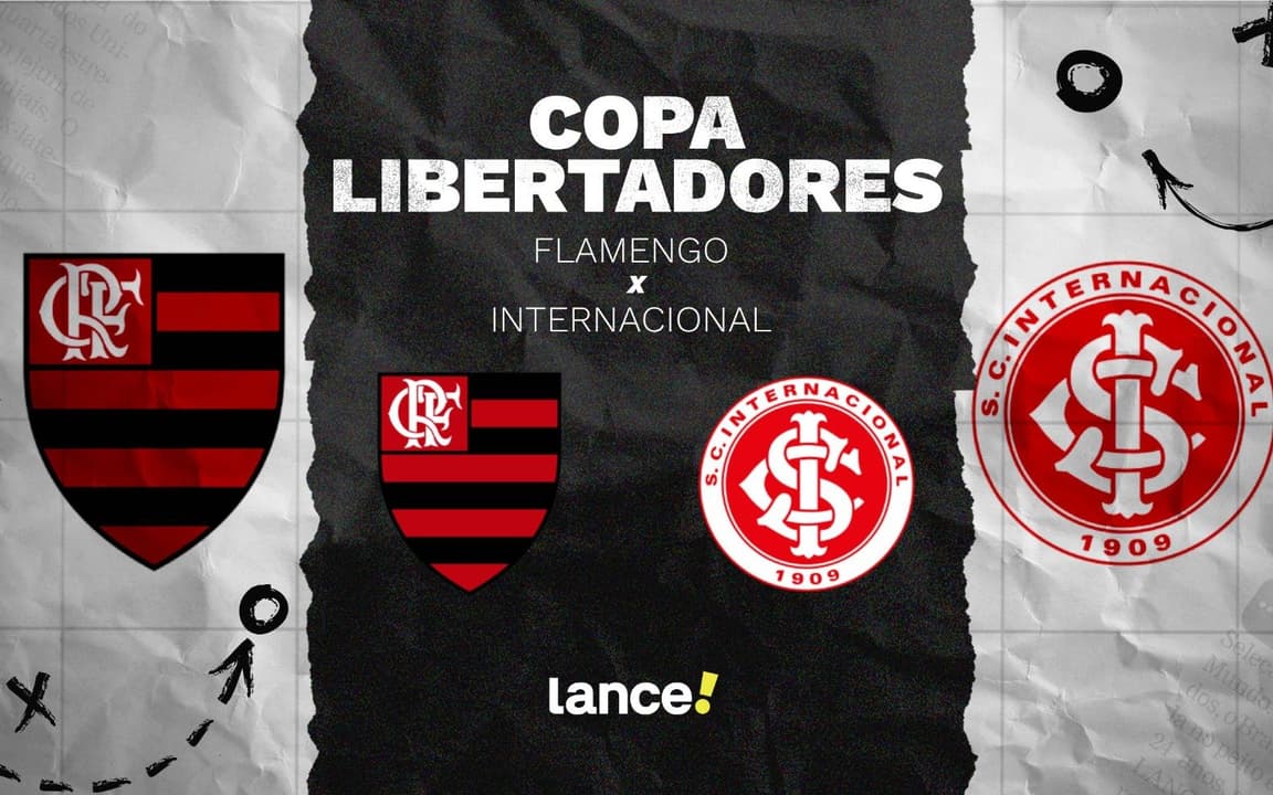 Flamengo x Internacional: onde assistir e escalações