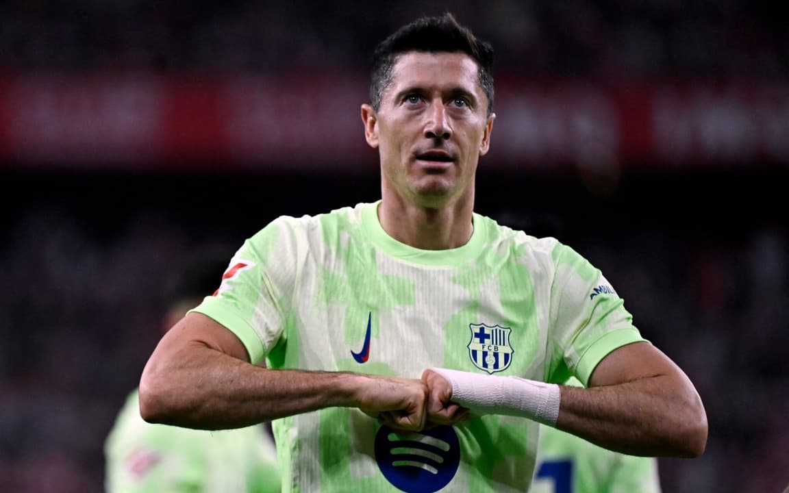 Lewandowski deixa futuro em aberto no Barcelona: 'Estou tranquilo'