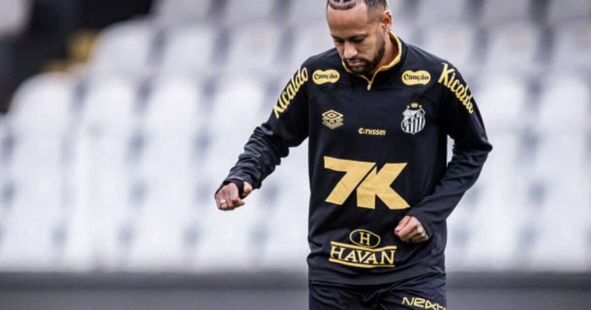 Neymar abdica de folga para acelerar recuperação no CT do Santos