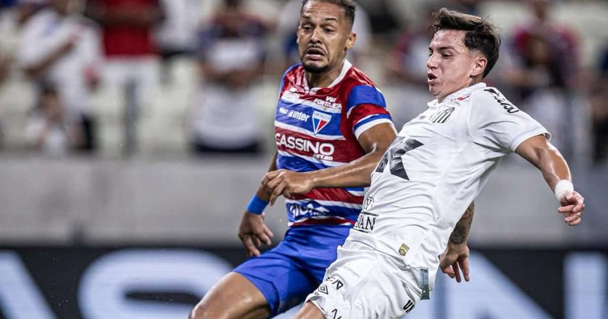 Fortaleza perde para o Santos e derruba tabu de mais de 40 anos