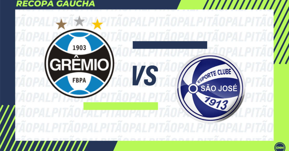 Grêmio x São José: prováveis escalações, arbitragem, onde assistir e retrospecto