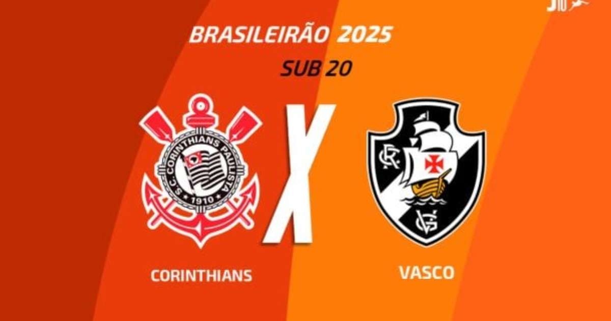 Corinthians x Vasco (Sub-20): onde assistir, escalações e arbitragem