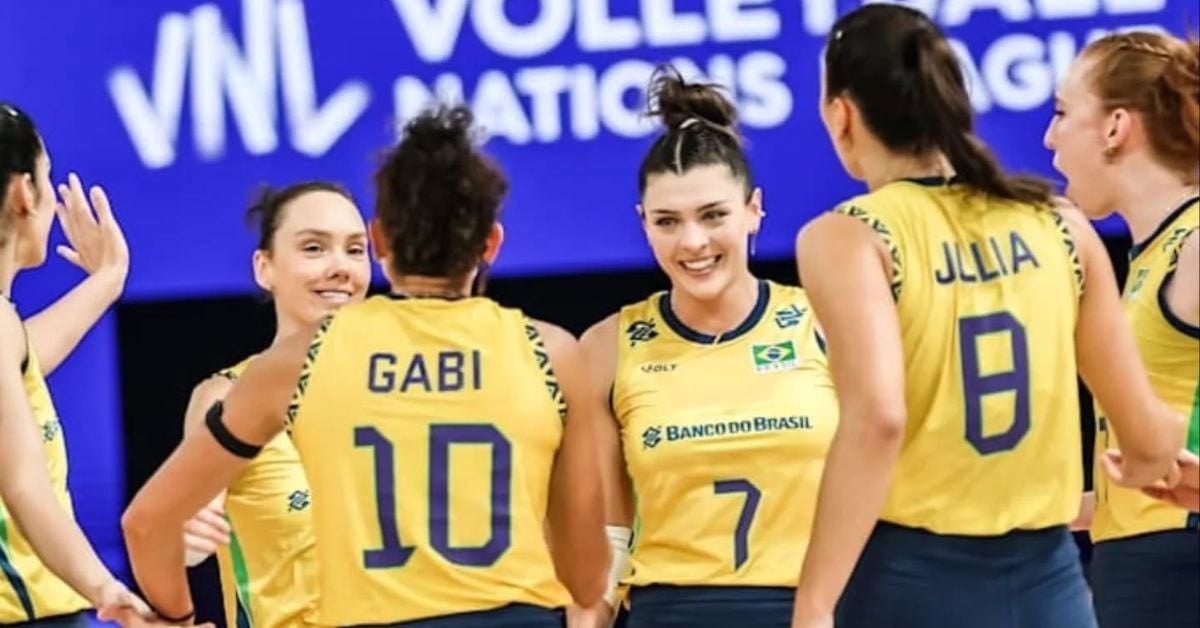 Brasil x Japão na VNL Feminina: horário e onde assistir à semifinal ao vivo