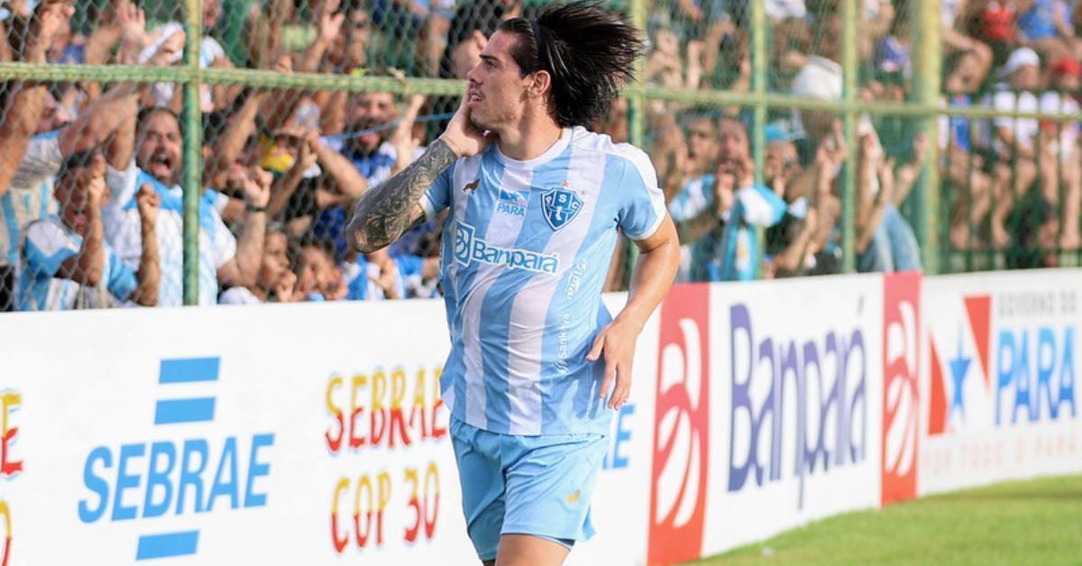 Paysandu confirma saída de atacante argentino após fim de contrato