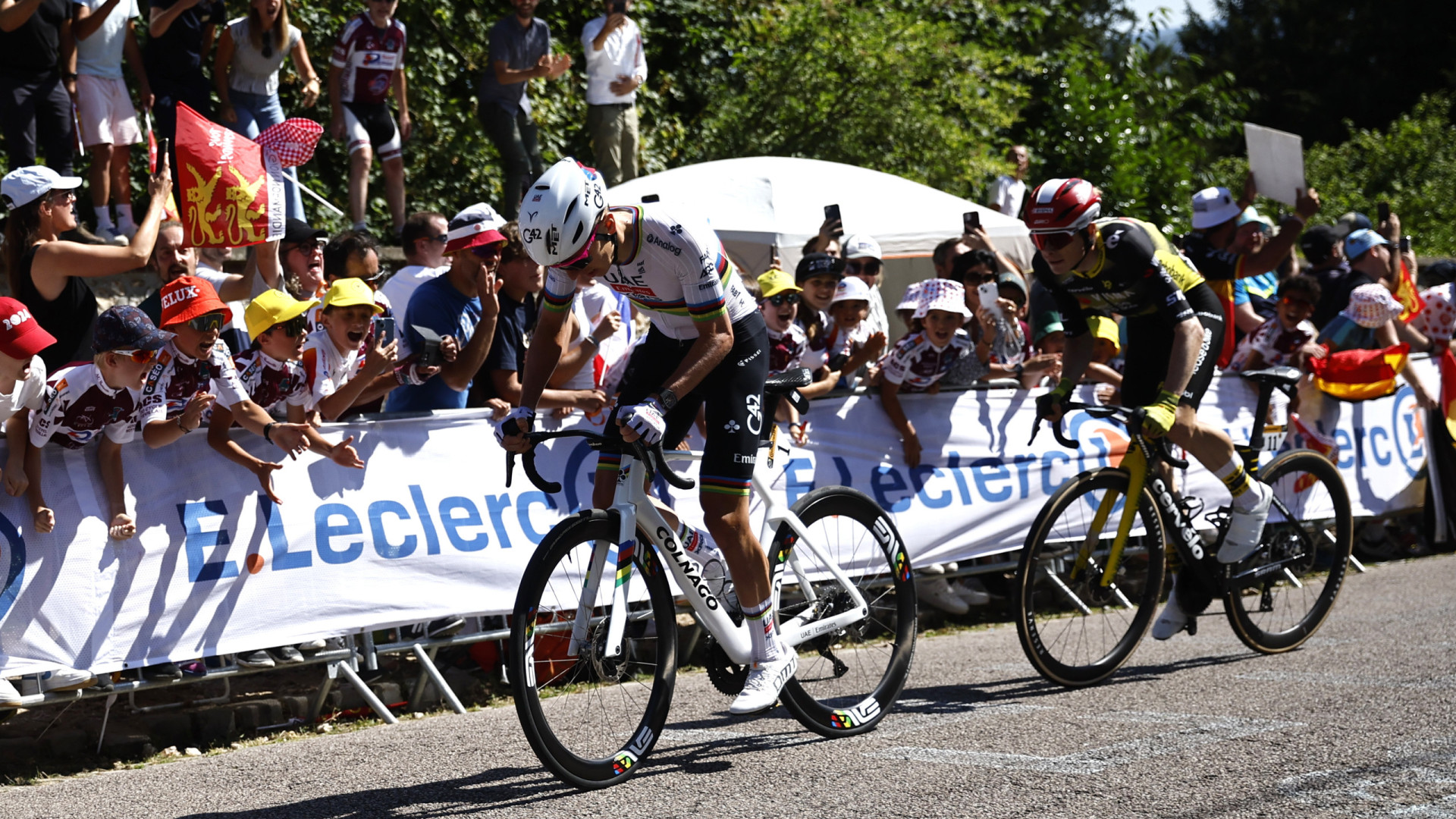Pogacar chegou à 100.a vitória da carreira na quarta etapa do Tour