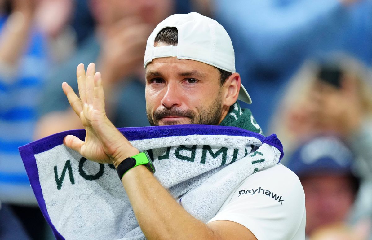 Dimitrov desiste quando esmagava Sinner em Wimbledon