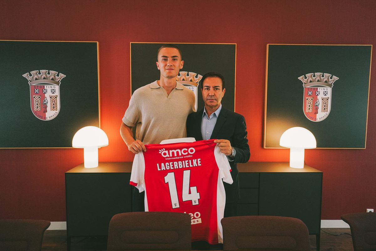 Mercado oficial: SC Braga anuncia Lagerbielke, contrato até 2030